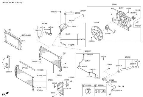 2020 Hyundai Elantra GT Engine Cooling System Diagram 2