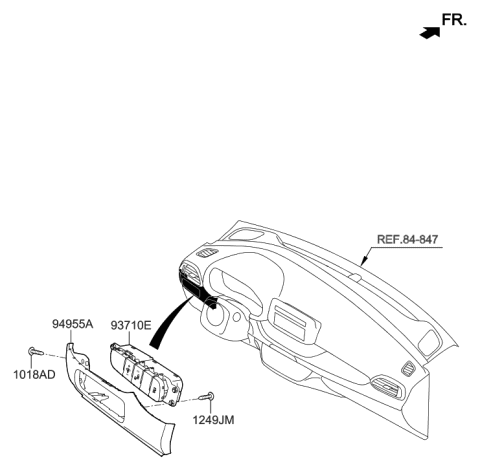 2020 Hyundai Elantra GT Switch Diagram