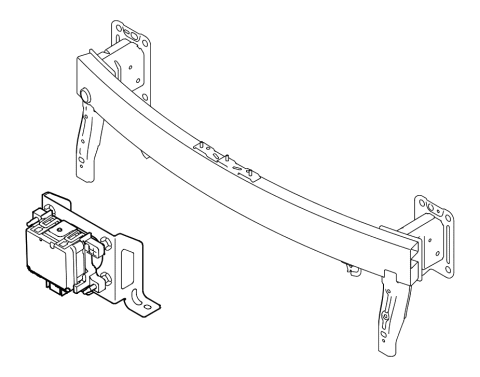 2007 Hyundai Tucson Unit Assembly-Smart Cruise Control Diagram for 96400-G3300