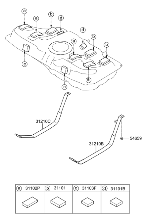 2020 Hyundai Elantra GT Fuel System Diagram 3