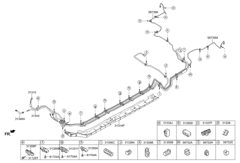 2018 Hyundai Elantra GT Fuel Line Diagram 1