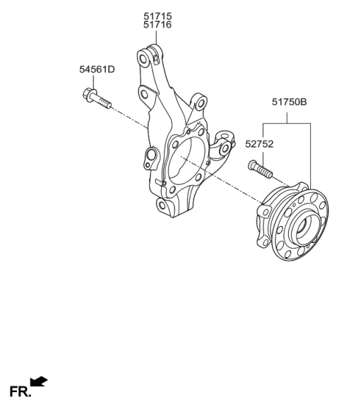 2016 Hyundai Santa Fe Sport Front Axle Diagram