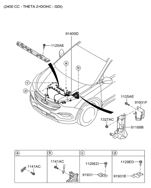 2018 Hyundai Santa Fe Sport Control Wiring Diagram 2