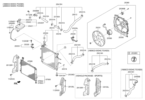 2017 Hyundai Sonata Engine Cooling System Diagram 2