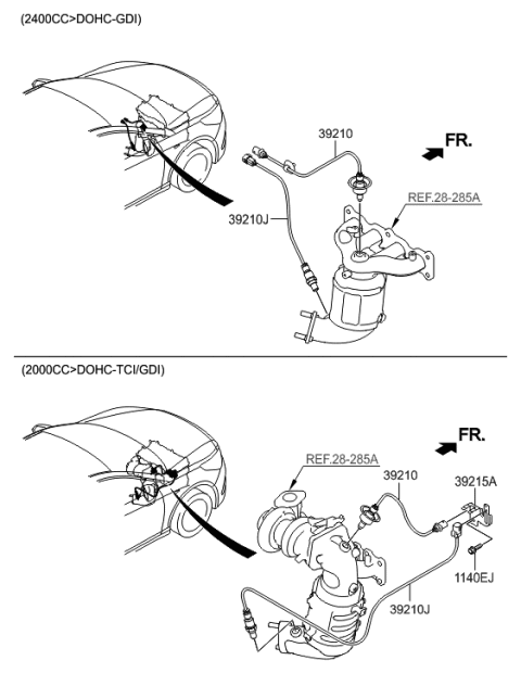 2016 Hyundai Sonata Electronic Control Diagram 3