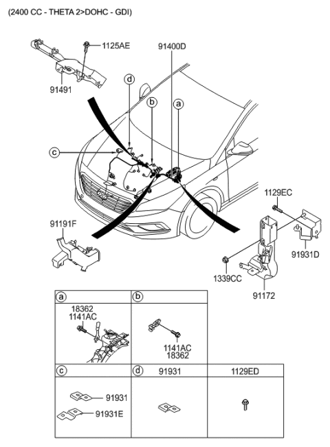 Control Wiring - 2015 Hyundai Sonata