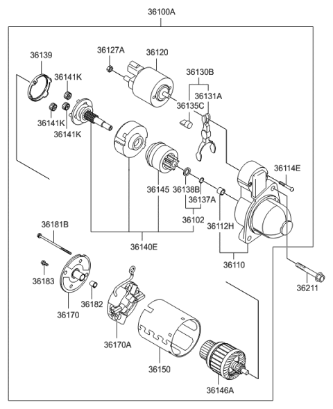 2015 Hyundai Sonata Starter Diagram 1