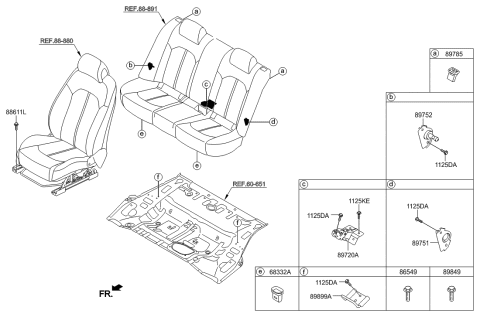 2017 Hyundai Sonata Hardware-Seat Diagram