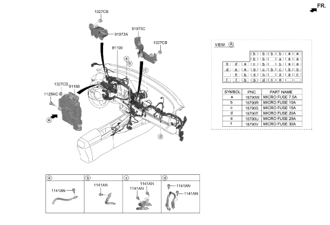 2021 Hyundai Elantra Main Wiring Diagram