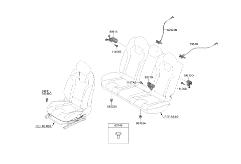 2023 Hyundai Elantra Hardware-Seat Diagram