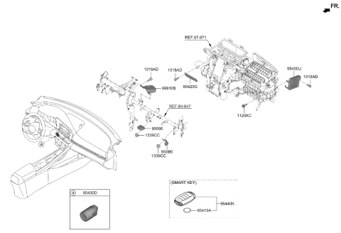 2022 Hyundai Elantra Hybrid Relay & Module Diagram 2