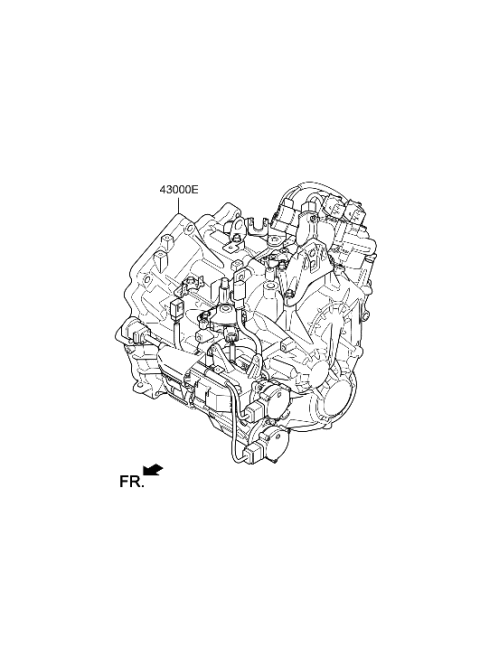 2021 Hyundai Elantra Transaxle Assy-Manual Diagram