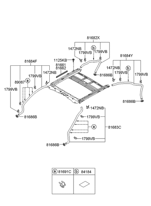 2010 Hyundai Equus Sunroof Diagram 2