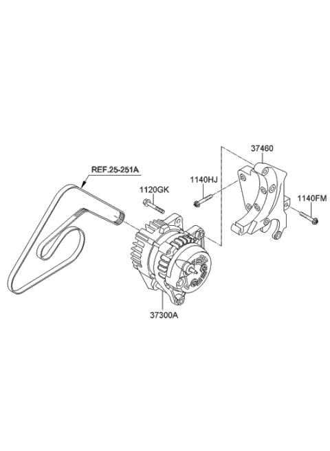 2013 Hyundai Equus Alternator Diagram 2