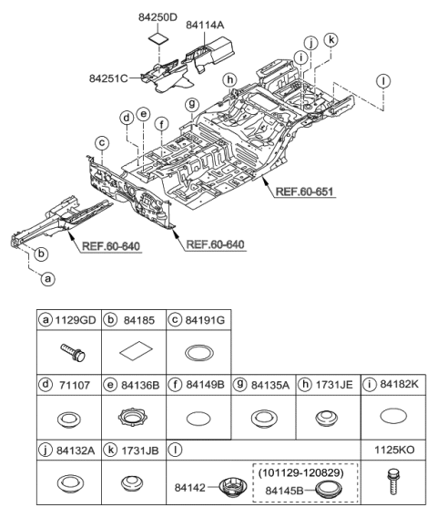 2010 Hyundai Equus Isolation & Anti Pad Diagram 3