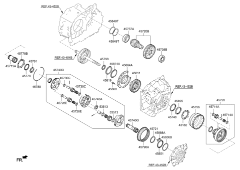 2019 Hyundai Sonata Transaxle Gear - Auto Diagram 2