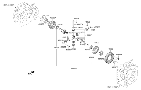 2019 Hyundai Sonata Transaxle Gear - Auto Diagram 3