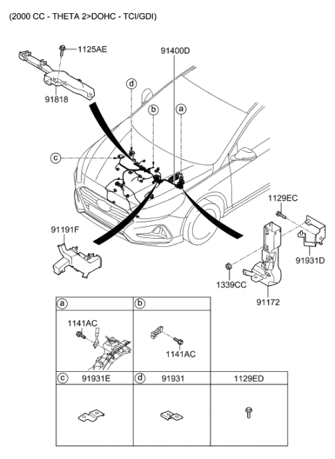 2019 Hyundai Sonata Control Wiring Diagram 3