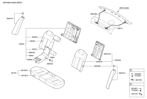 2018 Hyundai Sonata 2nd Seat Diagram 2