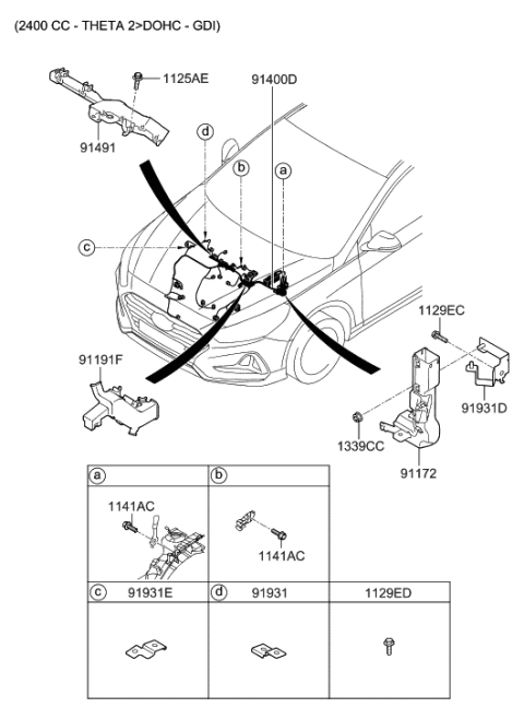 2018 Hyundai Sonata Control Wiring Diagram 1