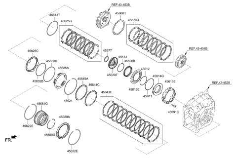 2018 Hyundai Sonata Transaxle Brake-Auto Diagram 2