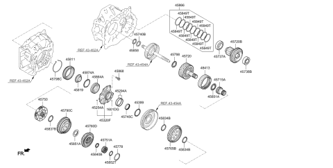 2019 Hyundai Sonata Transaxle Gear - Auto Diagram 1