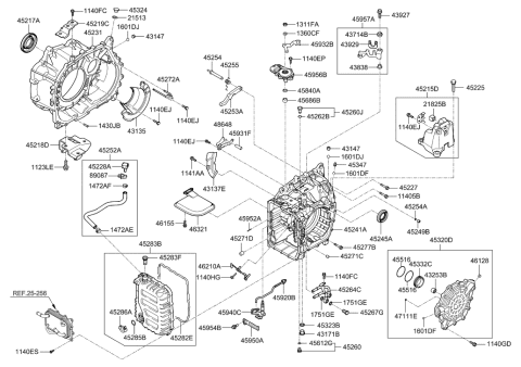 2018 Hyundai Sonata Bolt Assembly-Eye Diagram for 45284-2B010