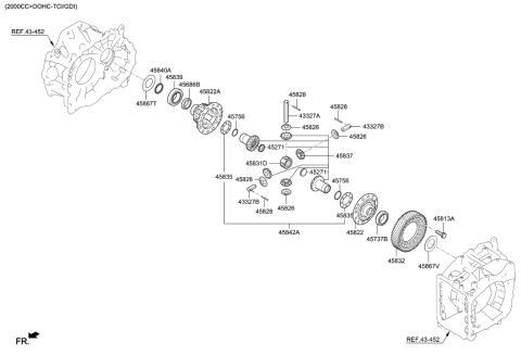 2020 Hyundai Santa Fe Transaxle Gear - Auto Diagram 4