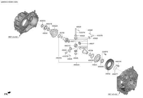 2020 Hyundai Santa Fe Transaxle Gear - Auto Diagram 2