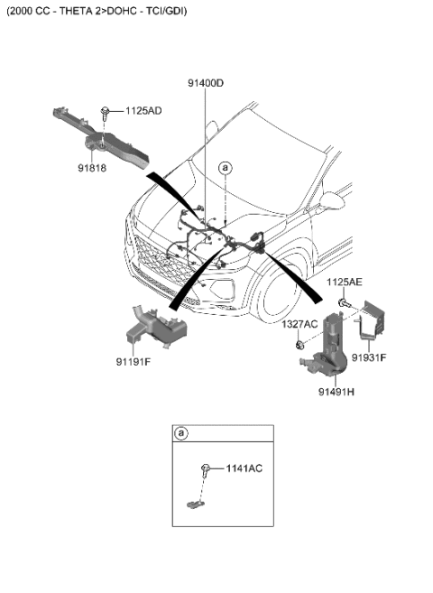 2019 Hyundai Santa Fe Control Wiring Diagram 1