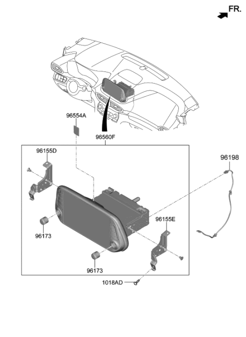 2020 Hyundai Santa Fe Information System Diagram