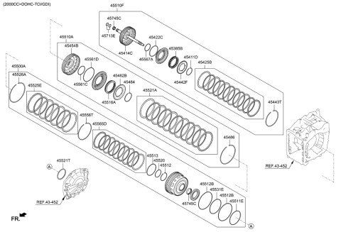 2020 Hyundai Santa Fe Transaxle Clutch - Auto Diagram 2