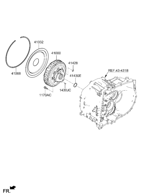 2022 Hyundai Elantra N Clutch & Release Fork Diagram 2