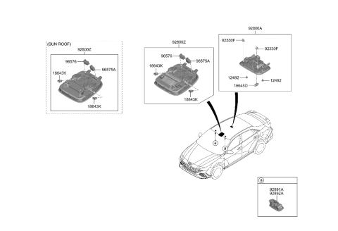 2022 Hyundai Elantra N Room Lamp Diagram