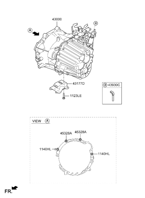 2023 Hyundai Elantra N Transaxle Assy-Manual Diagram 1
