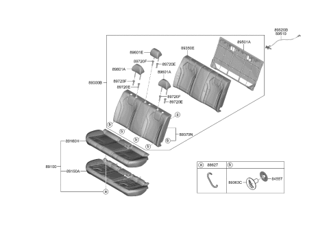 2023 Hyundai Elantra N 2nd Seat Diagram