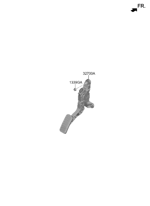 2022 Hyundai Elantra N Accelerator Pedal Diagram