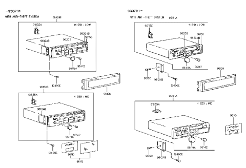 1991 Hyundai Elantra Radio Diagram 2