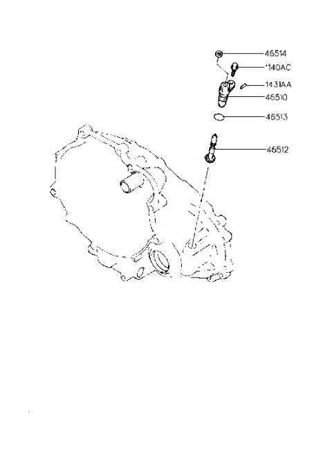 1992 Hyundai Elantra Speedometer Driven Gear Diagram