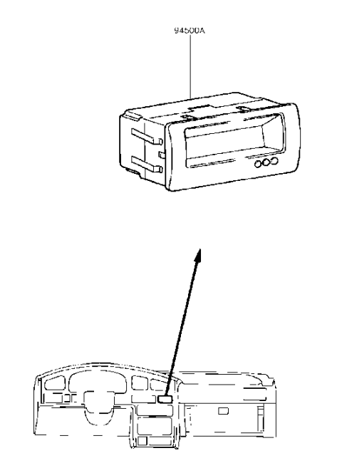 1994 Hyundai Elantra Clock Diagram