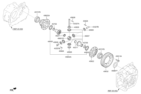 2015 Hyundai Azera Transaxle Gear - Auto Diagram 2