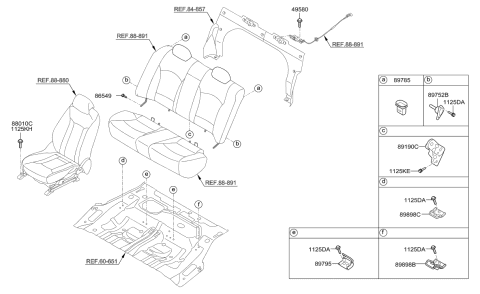 2015 Hyundai Azera Hardware-Seat Diagram