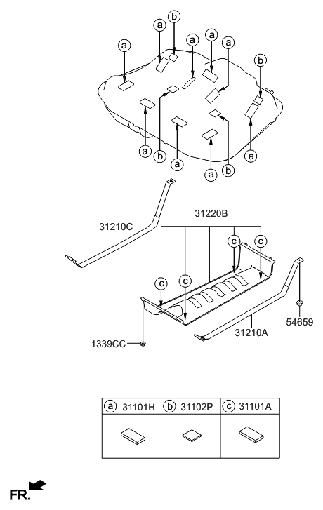 2016 Hyundai Azera Fuel System Diagram 2