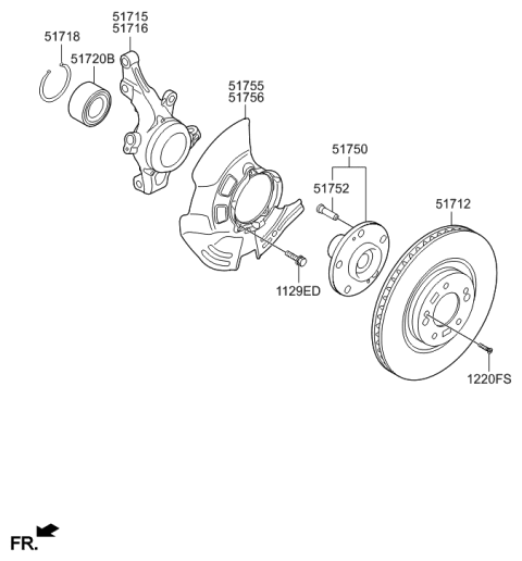 2015 Hyundai Azera Front Axle Diagram