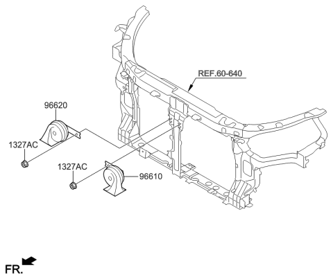 2016 Hyundai Azera Horn Diagram