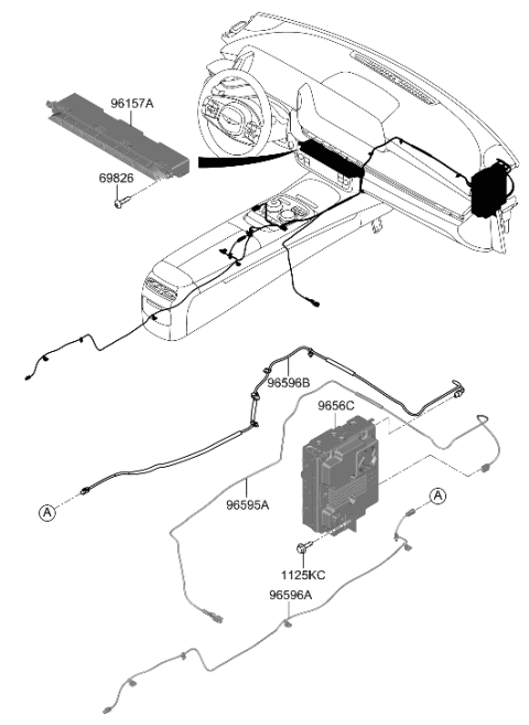 2023 Hyundai Genesis G90 Information System Diagram