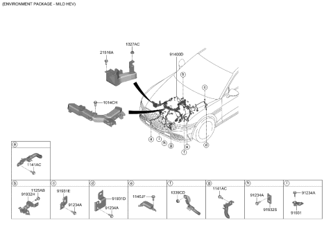 2023 Hyundai Genesis G90 Control Wiring Diagram 2