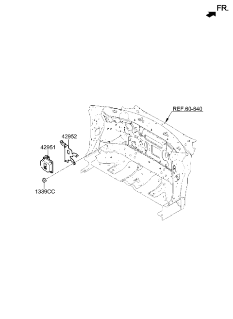 2023 Hyundai Ioniq 5 Traction Motor & Gdu Assy Diagram 3