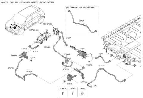 2022 Hyundai Ioniq 5 High Voltage Battery System Diagram 2