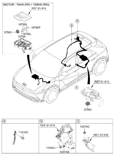 2023 Hyundai Ioniq 5 EV FUSE 10A Diagram for 18790-00720